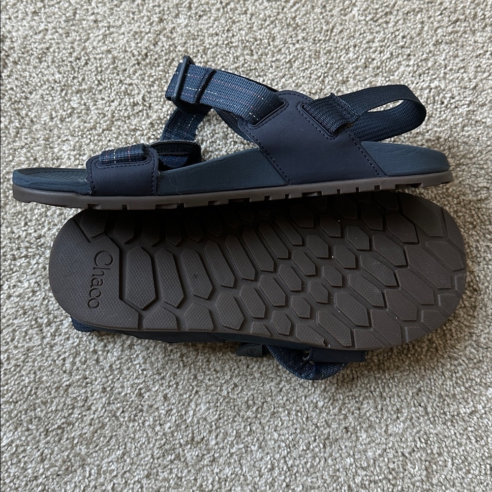 Chaco lowdown Navy Blue Men's Sandals size M 9 Excellent! - Picture 3 of 7